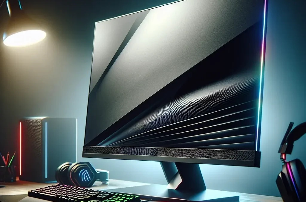 "Monitor Asus TUF dengan tampilan matte, ideal untuk gamers, dirancang untuk mencegah pantulan cahaya dan meningkatkan pengalaman bermain game."